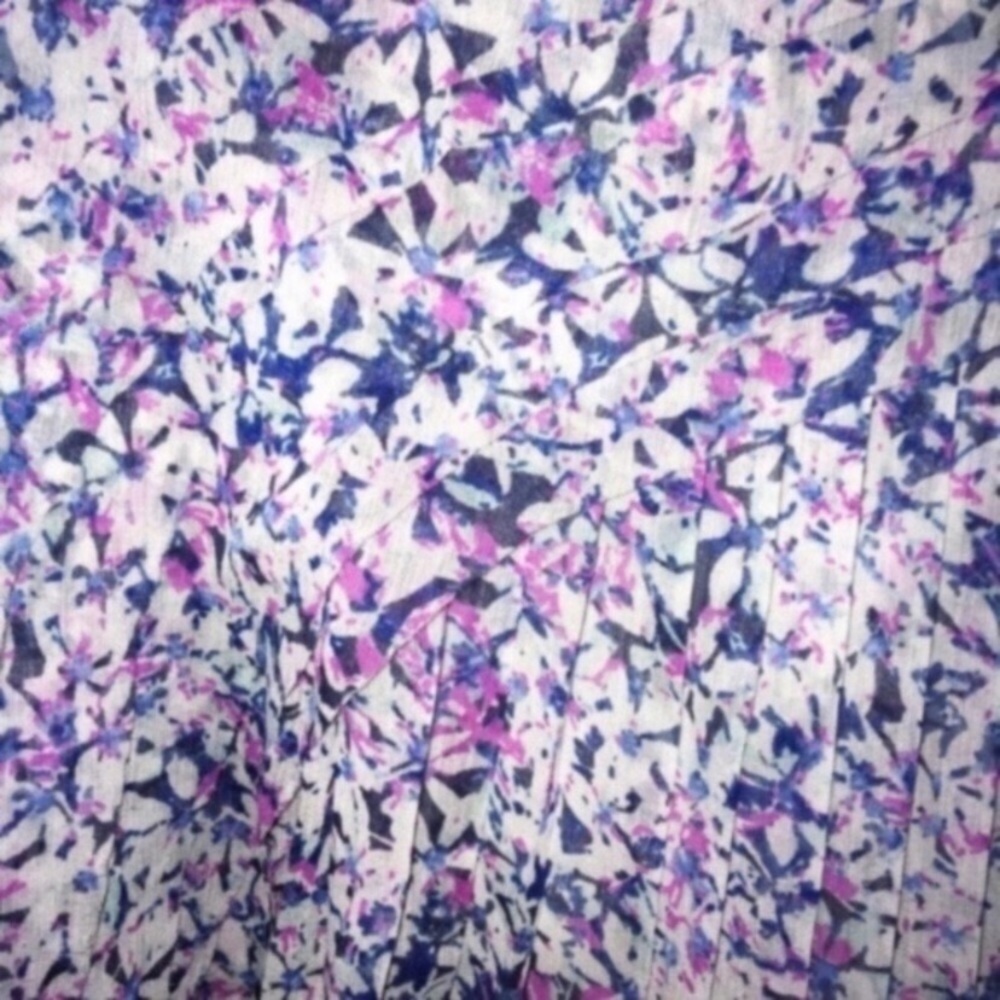 Banana Republic Purple Floral Skirt - Picture 2 of 4